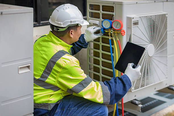Professional Hvac Installation technician working in Haskell, TX